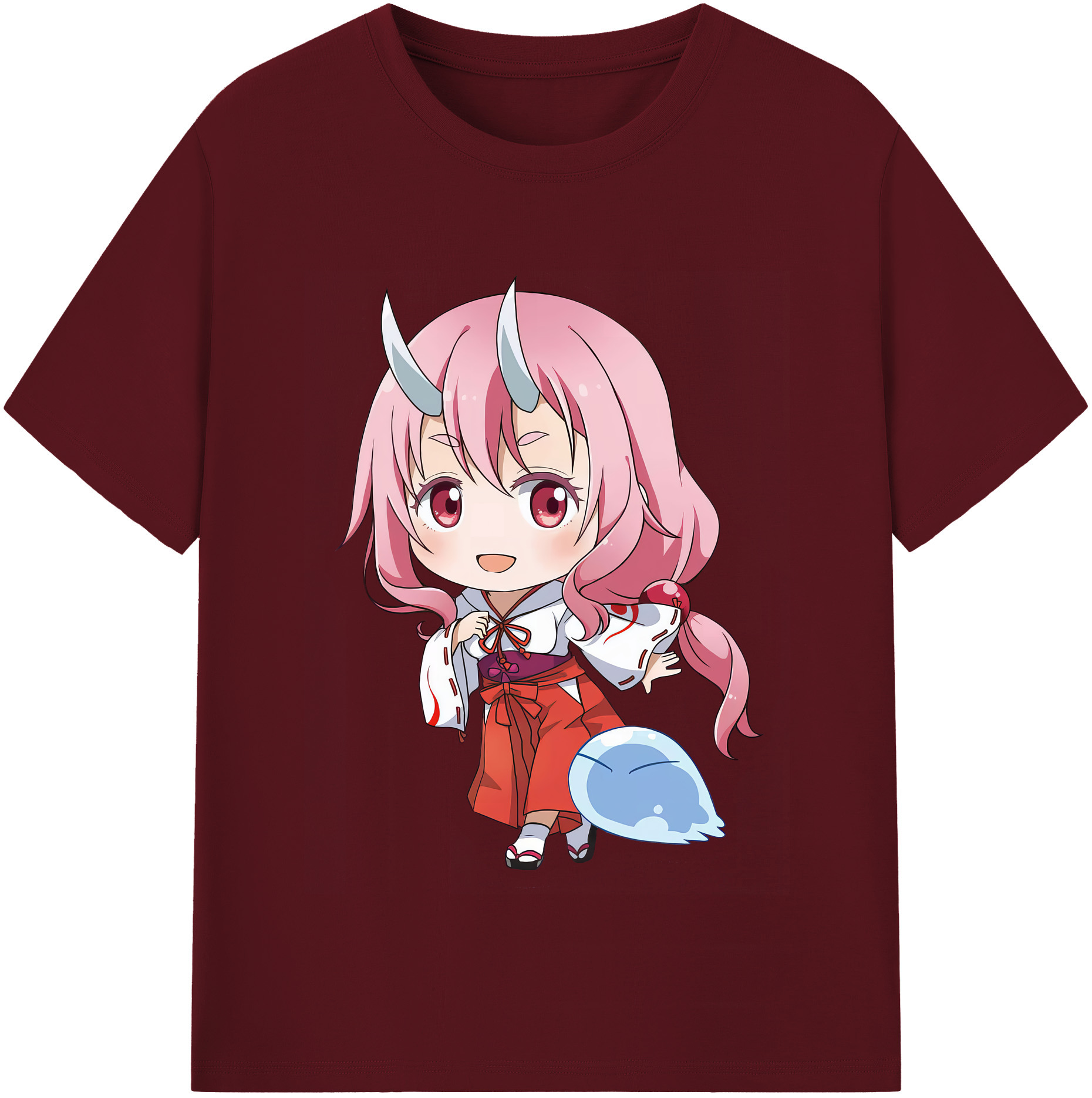 （画像用） 転スラ Regarding Reincarnated to Slime 綿100％半袖Tシャツ（フロントプリント）